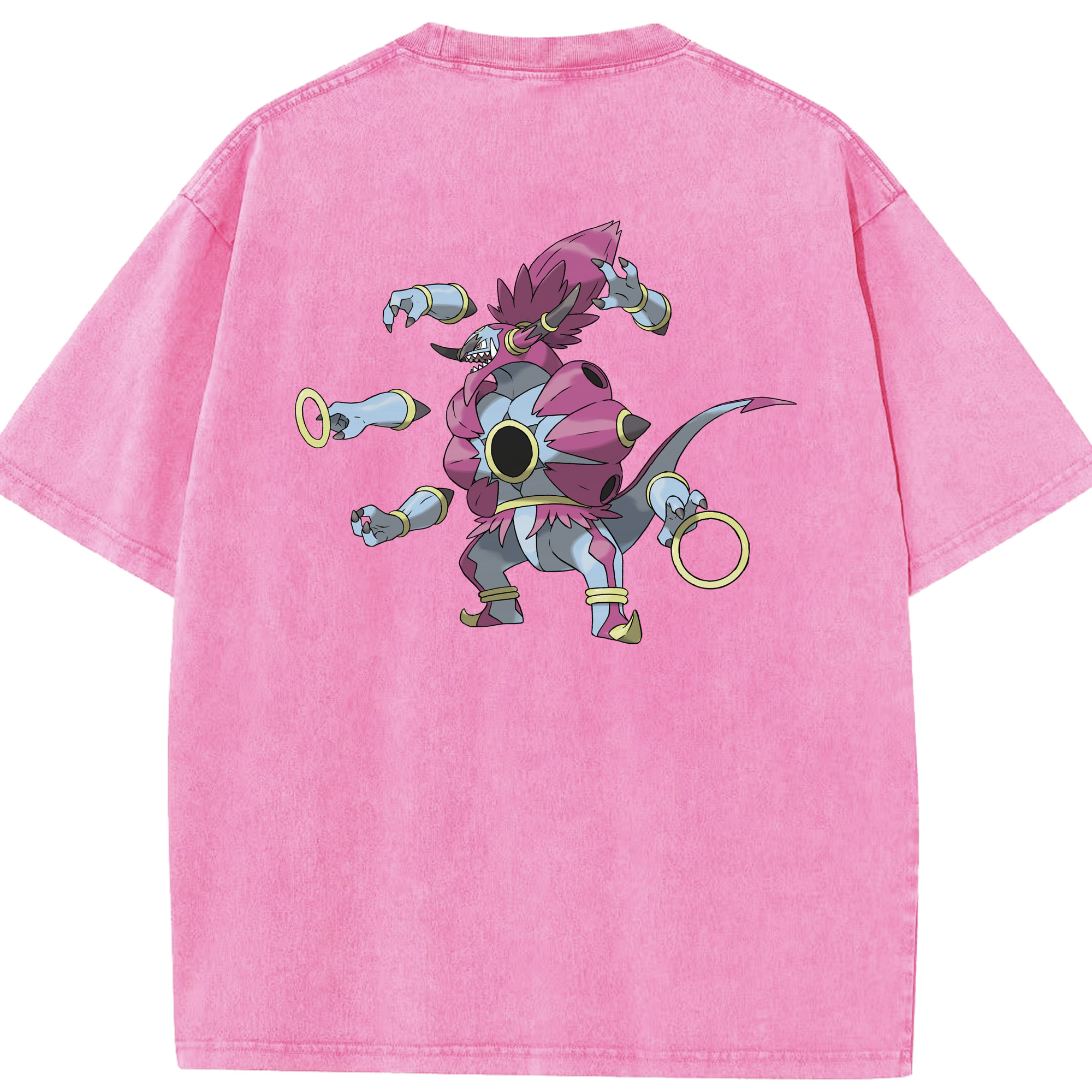 （画像用） ポケットモンスター Pokémon 綿100% ヴィンテージ風 半袖Tシャツ（背面プリント）